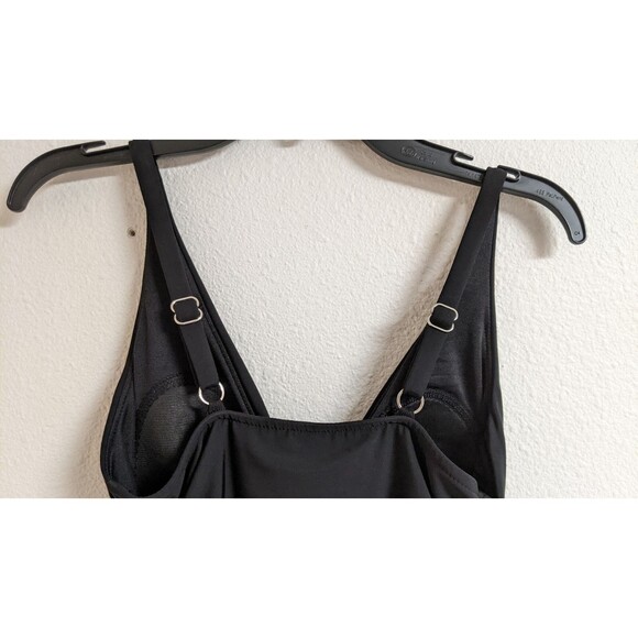 Women's Magicsuit Black Convertible Swim Dress Adjustable Straps Size 4 - Picture 8 of 13